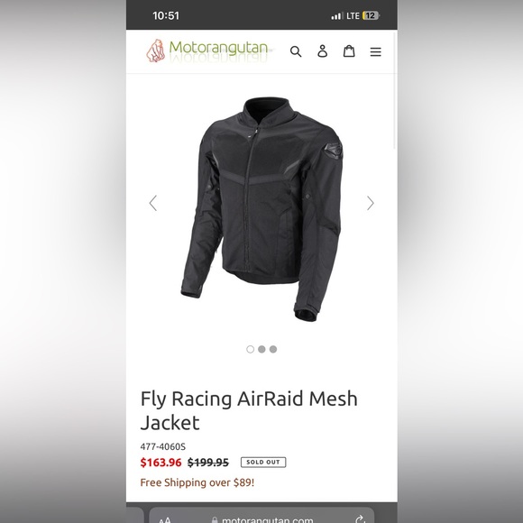 Fly Racing AirRaid Mesh Jacket - Picture 2 of 2